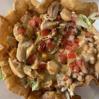 Chicken Tostada Salad