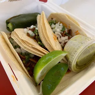 Beef tacos