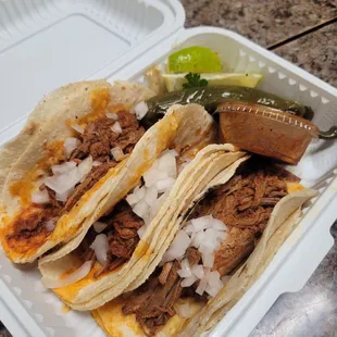 Barbacoa tacos