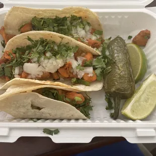 Chicken tacos