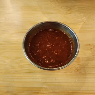 What looks like a shot of salsa, this stuff will light you up!