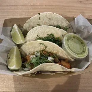 Mexican Street Tacos - chicken with no jalapeños