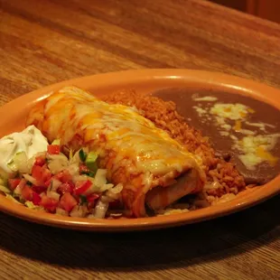 Beef burrito