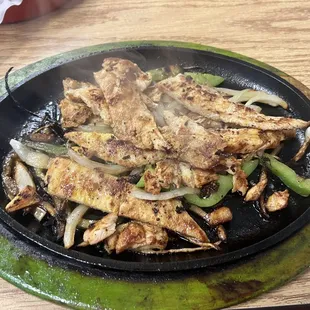Chicken fajitas