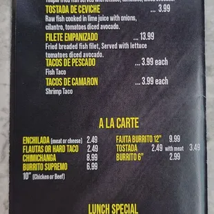 2023 menu
