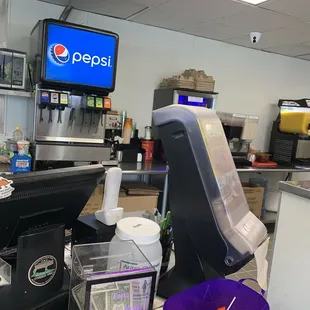Great drink variety including horchata and hibiscus tea.