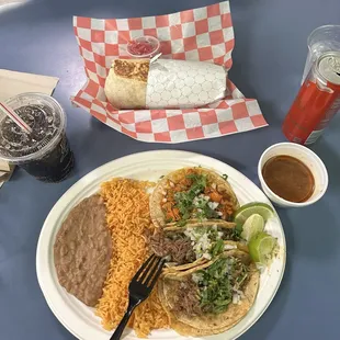 Taco Combo Build Your Own Burrito