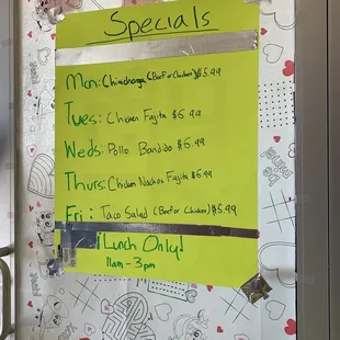 This restaurant is located at the BP on Berea Road across from Bluegrass Army Depot. Here are the lunch specials!