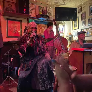 The performance area is comfortably close to the seating area. The audience gets a great show!