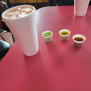 Agua de melon y salsas