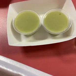 Creamy green sauce--- DELICIOUS