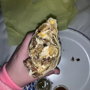 Sausage burrito