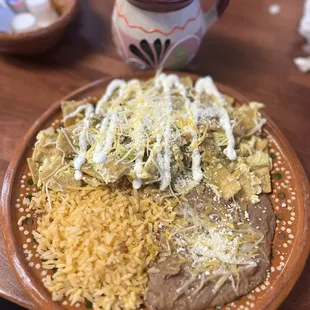 Chilaquiles Breakfast Plate