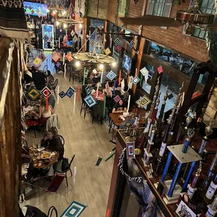 the inside of the restaurant