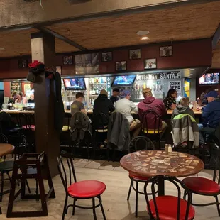 The bar is hoppin