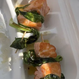 The salmon &amp; bok choy were amazing! Cooked just to the right consistency !