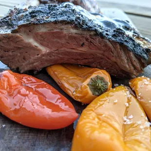 Braised short rib &amp; peppers