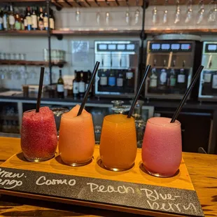 Wine-a-rita flight