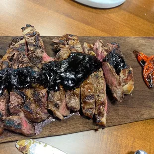 Marinated Ribeye Steak / medium rare