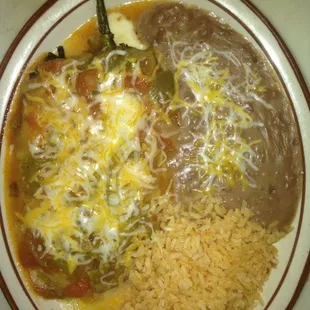 Chile reñeno dinner, a must try!!