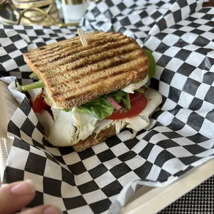 Turkey Pesto on Gluten Free Bread