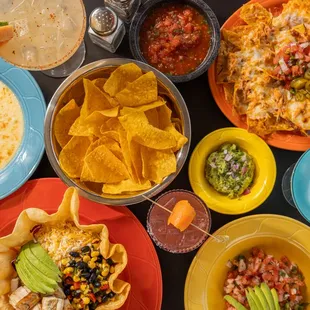 Queso, nachos and more