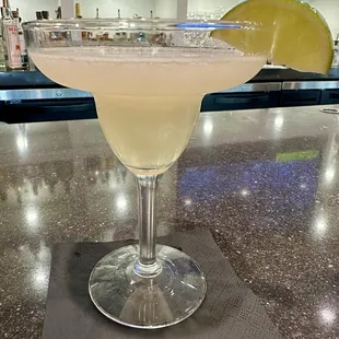 Perfecto El Patron Rita; so good with fresh lime juice (no mix!)