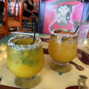 Mango Margarita &amp; ginger passion margarita