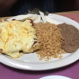 a plate of food