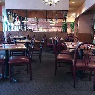 tables and chairs