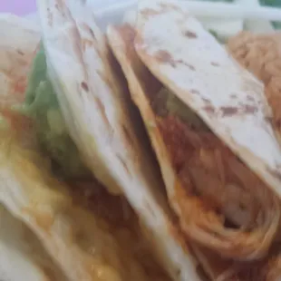 Chicken quesadillas