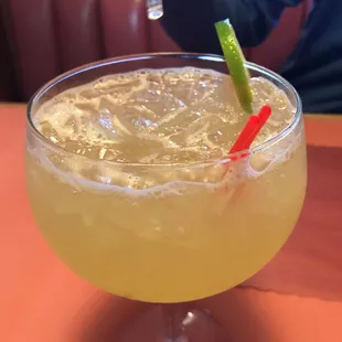 Jumbo margarita!!  Yes, please!!! Delicious!
