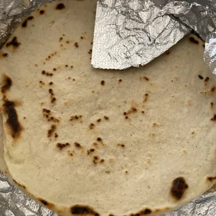 Homemade tortillas.