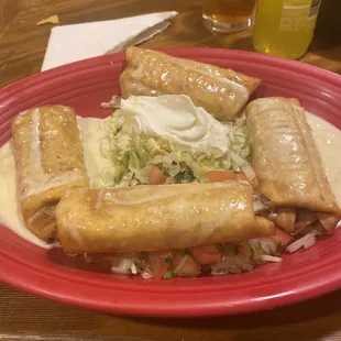 Mini chimichangas