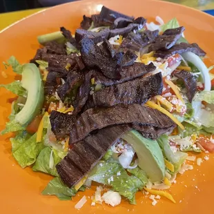 Dos Reales Salad with Asada