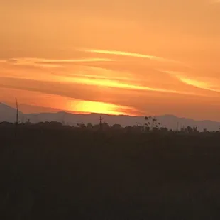 Sunset in Lathrop California