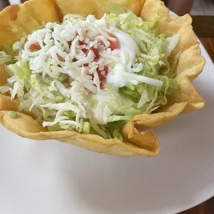 Chicken taco salad