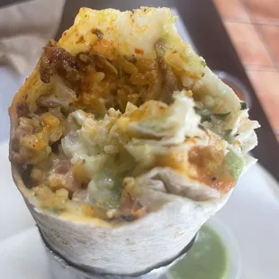 al pastor super burrito