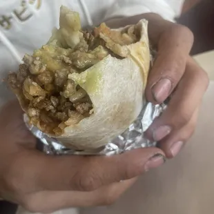 carne asada super burrito