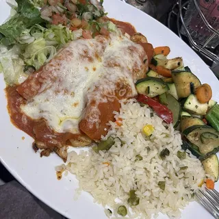 Enchiladas de Camarón*