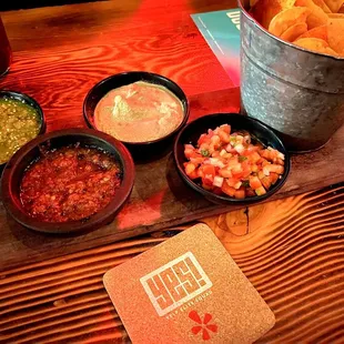 Salsa Flight -all were amazing