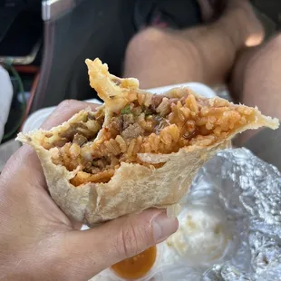 Carne asada burrito