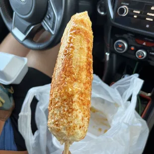 Elote -- tastes good, but is boiled, not fired.