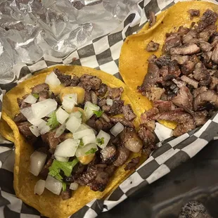 Carne asada tacos