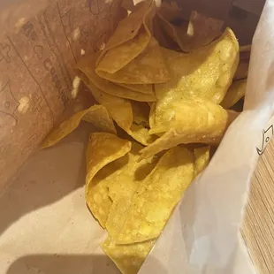 Small bag of chips.