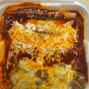 3. Two Cheese Enchiladas Combination Plate