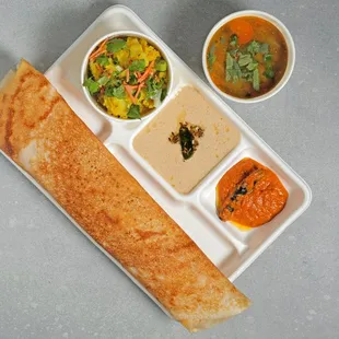 Ghee Roast Masala Dosa