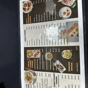 menu, sushi and sashimi