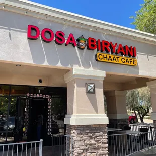 Front signage. This is where Biryani and Bites used to be at.