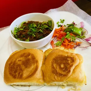Mouth watering paav Bhaji